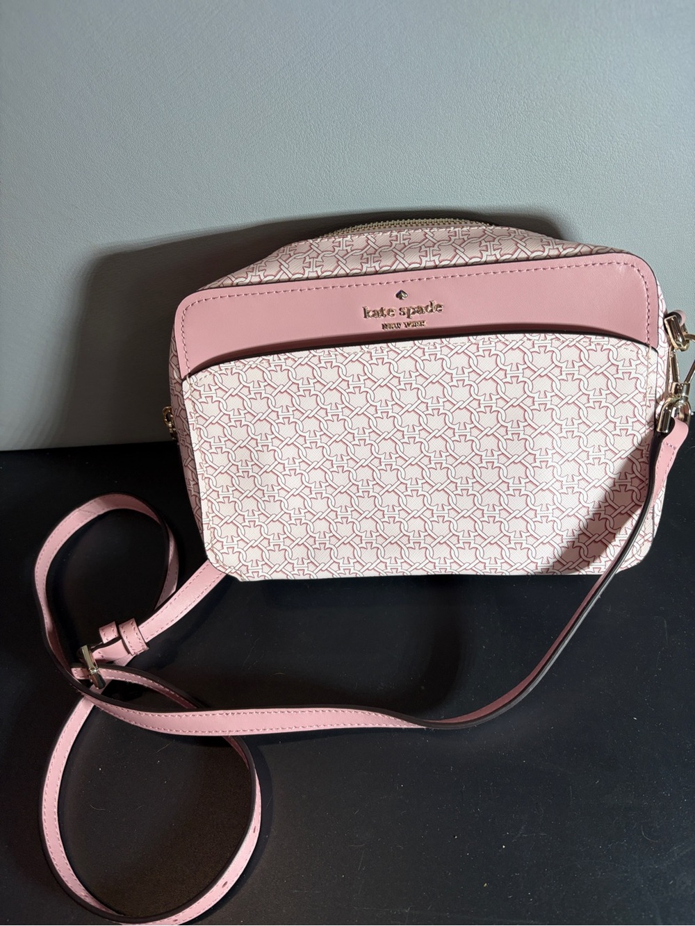 Kate Spade Pink Patterned Crossbody Bag
